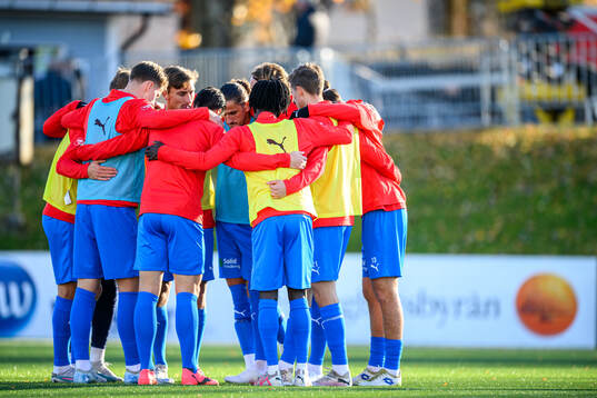 Helsingborgs spelare samlas