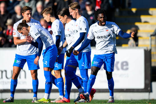 under fotbollsmatchen i Superettan mellan Sandvikens IF och