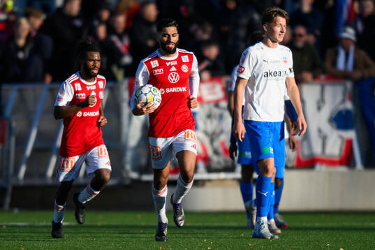 Sandvikens IFs Amin Al-Hamawi jublar