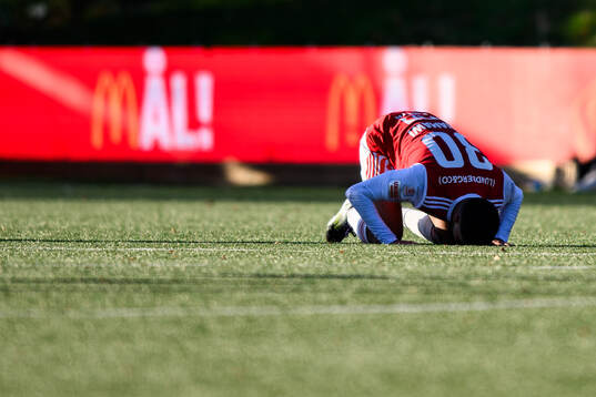 Sandvikens IFs Amin Al-Hamawi jublar