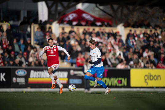 Sandvikens IFs Zinedin Smajlovic och Helsingborgs Taylor