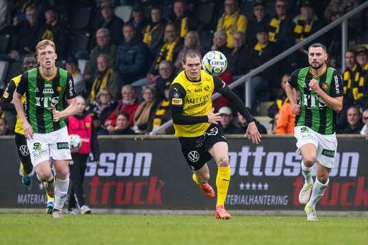 Bläddra bland fler bilder av Fotboll, Allsvenskan, Mjällby - GAIS