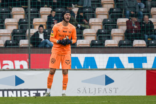 Mjällbys målvakt Noel Törnqvist
