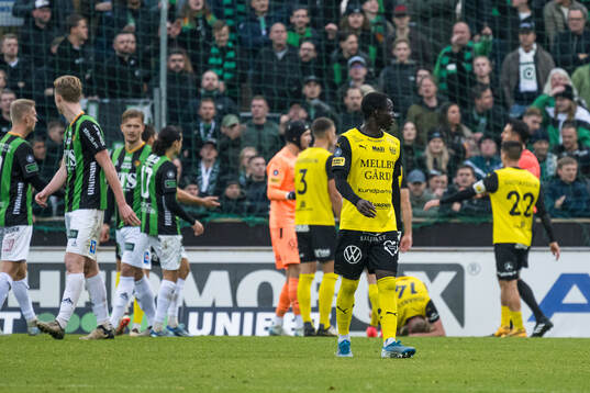 Mjällbys Abdoulie Manneh deppar