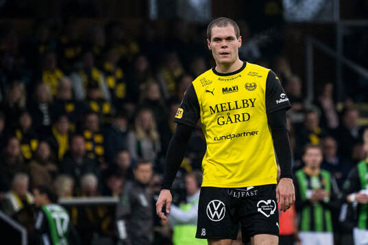 Mjällbys Jacob Bergström deppar