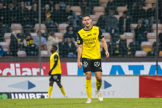 Mjällbys Rasmus Wikström deppar