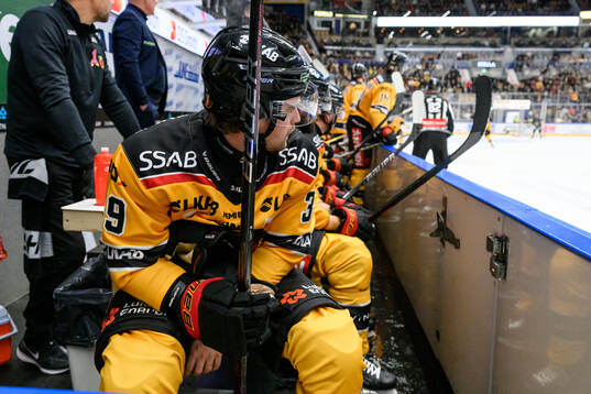 Luleås Pontus Själin i båset