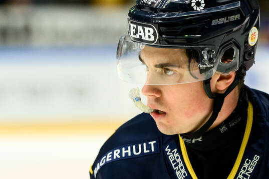 HV71s Hugo Fransson jublar
