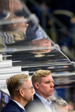 HV71s tränare Anton Blomqvist