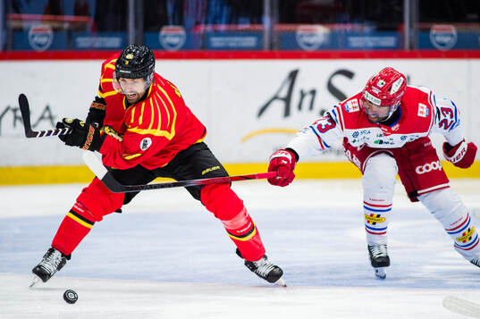 Brynäs Anton Rödin och Timrås Jeremy Boyce-Rotevall