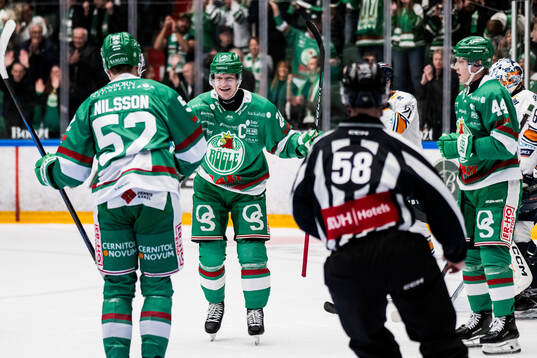 Rögles Felix Nilsson, Anton Bengtsson jublar