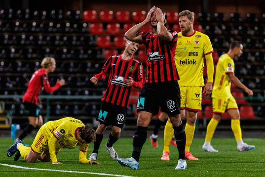 Brommapojkarnas Nikola Vasic deppar