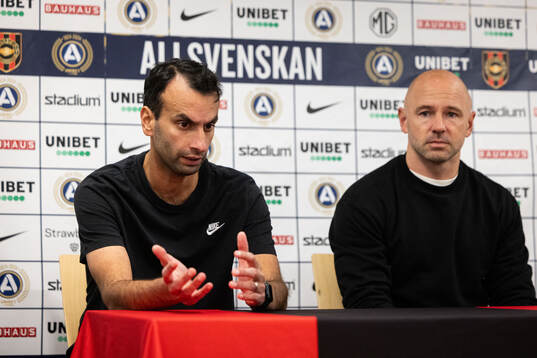 Brommapojkarnas tränare Andreas Engelmark