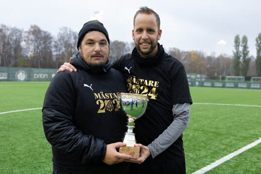 Häckens tränare Vladimir Majdandzic och tränare Joop