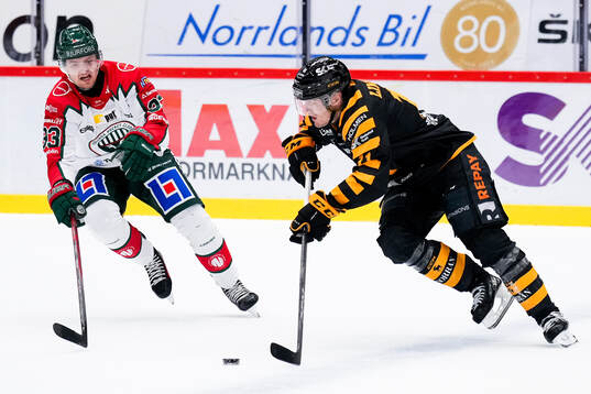 Frölundas Linus Högberg och Skellefteås Max Lindholm