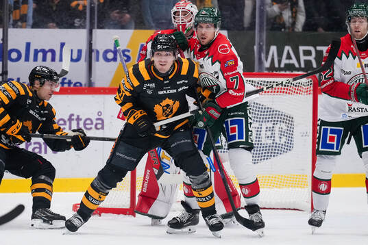 Skellefteås Max Lindholm och Frölundas Henrik Tömmernes