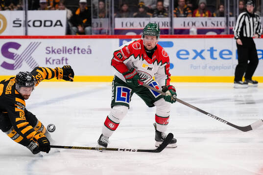 Skellefteås Arvid Lundberg och Frölundas Linus Weissbach