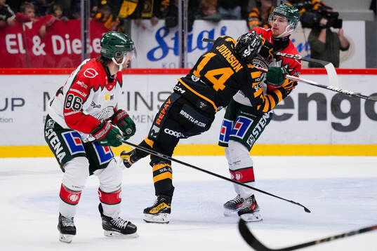 Skellefteås Andreas Johnson och Frölundas Linus Högberg