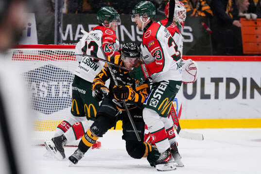 Skellefteås Andreas Johnson och Frölundas Linus Högberg