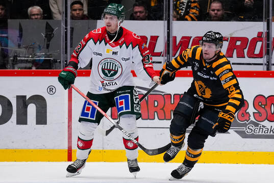 Frölundas Linus Högberg och Skellefteås Andreas Johnson