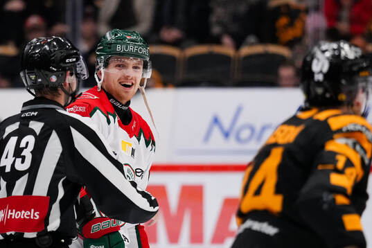 Frölundas Linus Högberg och Skellefteås Andreas Johnson