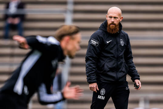 Landskronas tränare Max Mölder