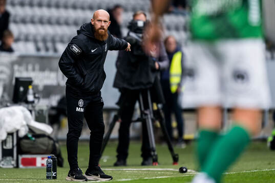 Landskronas tränare Max Mölder