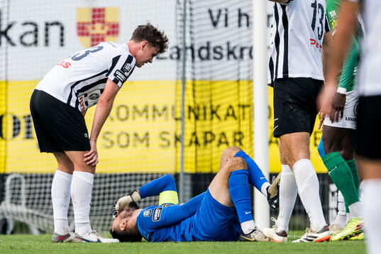 Landskronas målvakt Amr Kaddoura