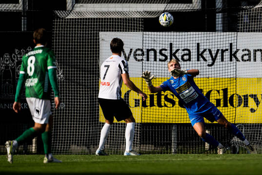 Landskronas målvakt Svante Hildeman