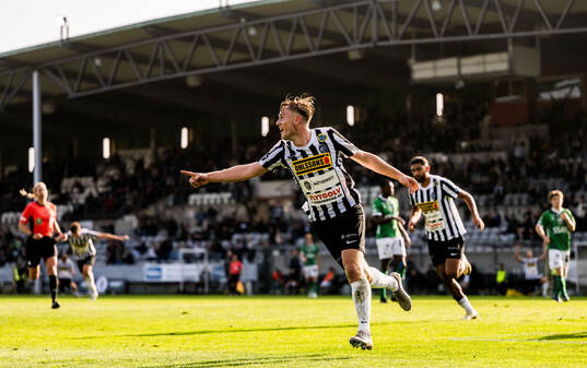 Landskronas Jesper Strid jublar