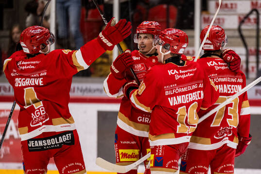 Kalmars Valdemar Johansson jublar