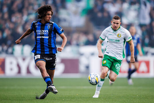 Sirius Malcolm Jeng och Hammarbys Oscar Johansson Schellhas