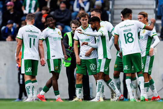 Hammarbys Bouzomana Toure jublar