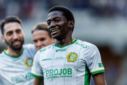 Hammarbys Bouzomana Toure jublar