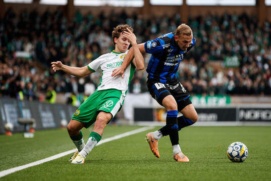 Hammarbys Hampus Skoglund och Sirius Jakob Voelkerling