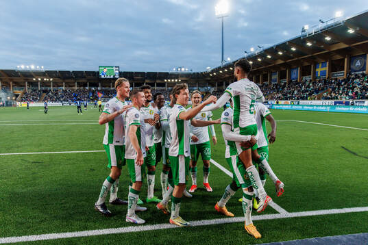 Hammarbys Tesfaldet Tekie jublar