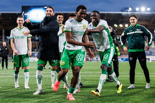 Hammarbys Bouzomana Toure jublar