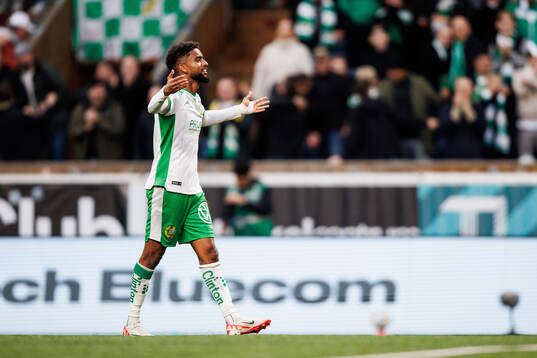 Hammarbys Tesfaldet Tekie jublar