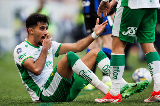 Hammarbys Montader Madjed har ont