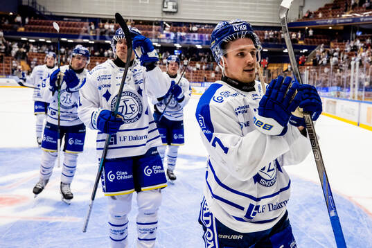 Leksands Marcus Karlberg jublar