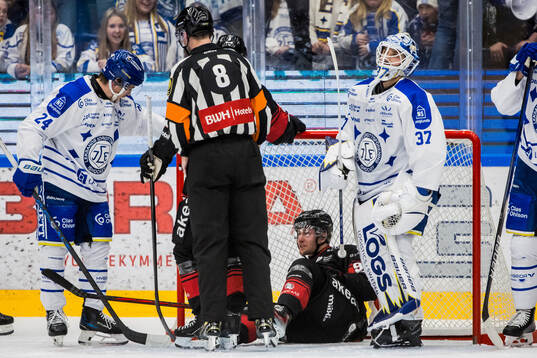Leksands Arvid Eljas, Malmö Redhawks Carl Persson och
