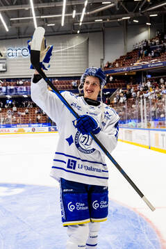 Leksands Anton Johansson jublar