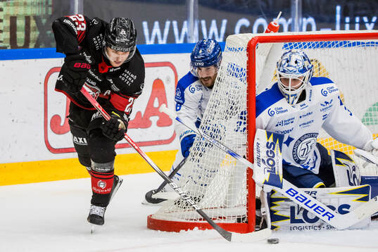 Malmö Redhawks Christoffer Forsberg, Leksands Justin Glenn