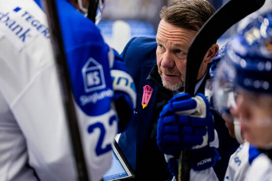 Leksands tränare Charles Berglund