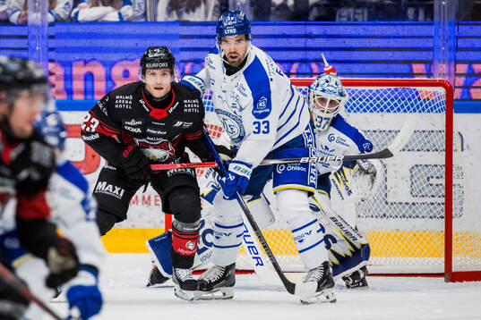 Malmö Redhawks Christoffer Forsberg och Leksands Eddie