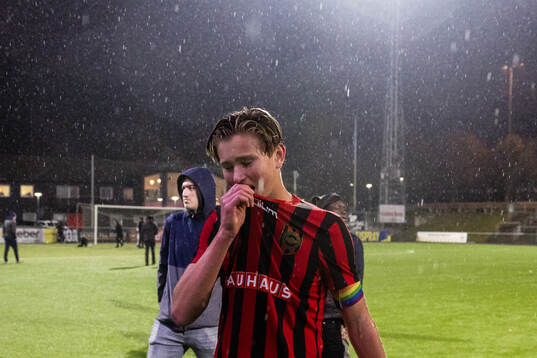 Brommapojkarnas Edgar Backteman deppar