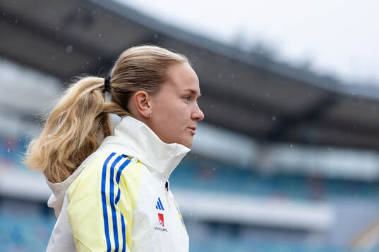Matilda Vinberg of the Swedish women's national football
