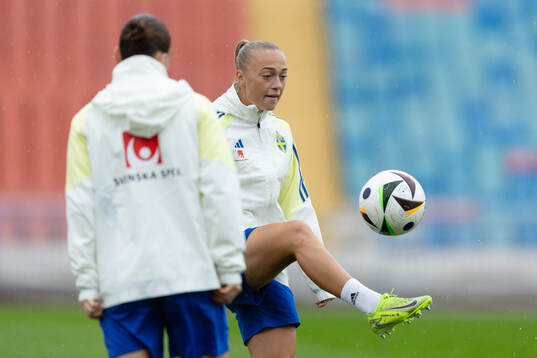Hanna Bennison of the Swedish women's national football team