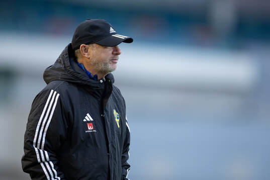 Head coach Peter Gerhardsson of the Swedish women's