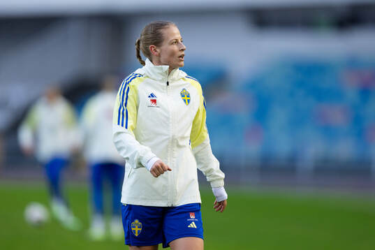 Anna Anvegård of the Swedish women's national football team